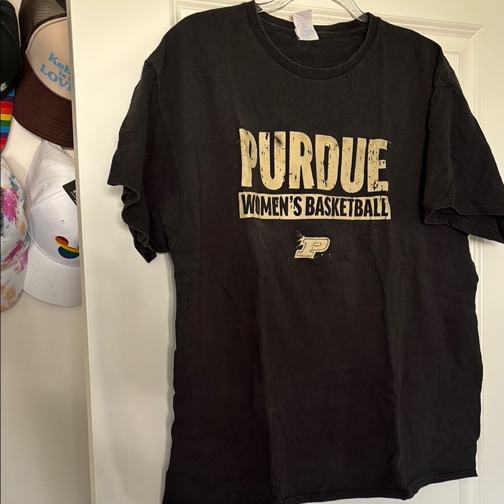 Delta Black Purdue Women's Basketball Tee